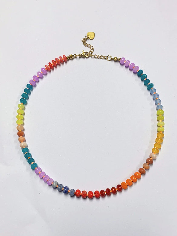 Necklace Titanium Steel Geometric Electroplating For Women