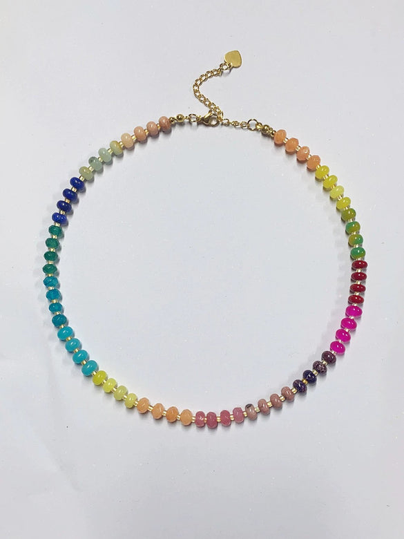 Necklace Titanium Steel Geometric Electroplating For Women