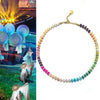 Necklace Titanium Steel Geometric Electroplating For Women