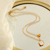 Necklace 316L Stainless Steel Geometric Electroplating Jewelry Women