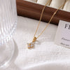 Necklace Titanium Steel Geometric Electroplating Women's Jewelry