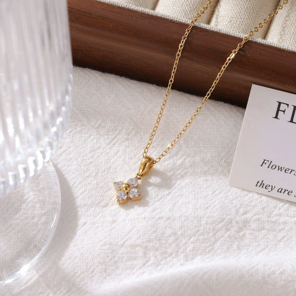 Necklace Titanium Steel Geometric Electroplating Women's Jewelry
