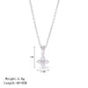 Necklace Titanium Steel Geometric Electroplating Women's Jewelry