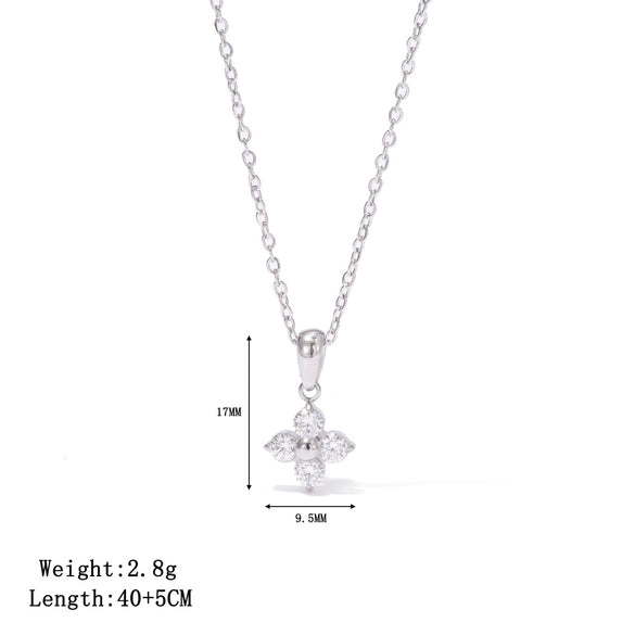 Necklace Titanium Steel Geometric Electroplating Women's Jewelry