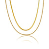 Necklace Titanium Steel Geometric Electroplating Women's