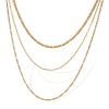 Necklace 316L Stainless Steel Geometric Ins Style Electroplated