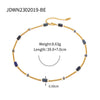 Necklace Titanium Steel Geometric Lapis Lazulite Red Agate Electroplating Women's