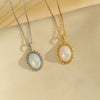 Necklace Titanium Steel Geometric Light Luxury Ochain Pendant Electroplated