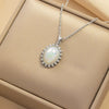 Necklace Titanium Steel Geometric Light Luxury Ochain Pendant Electroplated