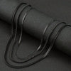 Necklace Titanium Steel Geometric O Word Chain Simple Hipster Hip Hop Style