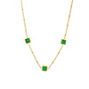Necklace Titanium Steel Geometric Pattern Electroplated Simple Retro Light Luxury