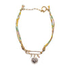 Necklace Titanium Steel Geometric Pattern Electroplating Multipendant
