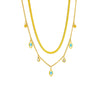 Necklace Titanium Steel Geometric Pattern Electroplating Punk Style