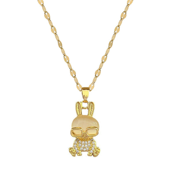 Necklace Titanium Steel Geometric Pattern Female Clavicle Chain