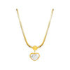 Necklace Titanium Steel Geometric Pearl Electroplating Snake Bone Chain Women's