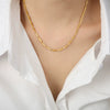 Necklace Titanium Steel Geometric Texture Electroplating Personality Style