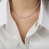 Necklace Titanium Steel Geometric Texture Electroplating Personality Style