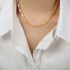 Necklace Titanium Steel Geometric Texture Electroplating Personality Style