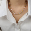 Necklace Titanium Steel Geometric Texture Electroplating Personality Style