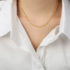 Necklace Titanium Steel Geometric Texture Electroplating Personality Style