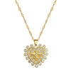 Necklace Titanium Steel Geometric Zircon Copper Pendant Unisex