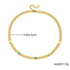 Necklace Titanium Steel Gold Plated Oval Geometric Five Pointed Star Love Butterfly Pattern Accessories