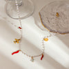 Necklace Titanium Steel Gravel Pearl Pepper Glow Plane Pendant Electroplating