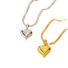 Necklace Titanium Steel Heart Pattern Electroplating Trendy Accessories