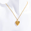 Necklace Titanium Steel Heart Shape Furnace Vacuum Electroplating