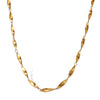 Necklace 316L Stainless Steel 18K Gold Plated Electroplated Simple Allmatch Fashion Accessory For Women And Men