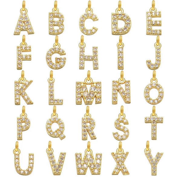 Necklace Titanium Steel Letter Pattern Diamond Pendant Snake Bone Chain French Retro Style