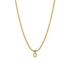 Necklace Titanium Steel Letter Pattern Diamond Pendant Snake Bone Chain French Retro Style