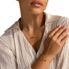 Necklace Titanium Steel Light Luxury Geometric Box Chain Asymmetric Stitching Electroplating