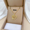 Necklace Titanium Steel Love Butterfly Geometric Copper Pendant Stainless Steel Treatment