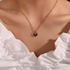 Necklace 316L Stainless Steel Love Pendant Electroplating Women's Light Luxury Design