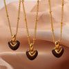 Necklace 316L Stainless Steel Love Pendant Electroplating Women's Light Luxury Design