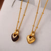 Necklace 316L Stainless Steel Love Pendant Electroplating Women's Light Luxury Design