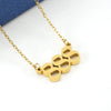 Necklace 316L Stainless Steel Lucky Number Pendant With Letters Numbers Text Design For Women