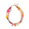 Necklace Titanium Steel Marine Life Colorful Flowers Shell Pendant Goldplated Electroplating