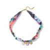 Necklace Titanium Steel Marine Life Colorful Flowers Shell Pendant Goldplated Electroplating