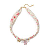 Necklace Titanium Steel Marine Life Colorful Flowers Shell Pendant Goldplated Electroplating