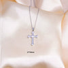 Necklace Titanium Steel Mixed Gemstone Setting Electroplating Simple Design O Word Chain