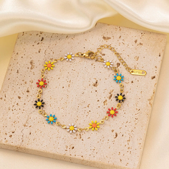 Necklace Titanium Steel Pearl Natural Stone Beaded Irregular Geometric Electroplating Women