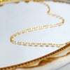 Necklace Titanium Steel 8 Shaped Chain Geometric Letters Numbers Text Vacuum Plated 18K Gold