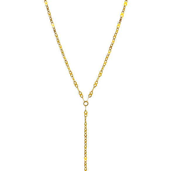 Necklace Titanium Steel 8 Shaped Chain Geometric Letters Numbers Text Vacuum Plated 18K Gold