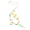 Necklace Titanium Steel Shell Starfish Butterfly Turtle Chili Elephant Pearl Electroplating Multipendant