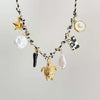 Necklace Titanium Steel Shell Starfish Butterfly Turtle Chili Elephant Pearl Electroplating Multipendant