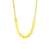 Necklace Titanium Steel Snake Chain Geometric Electroplating