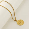Necklace Titanium Steel Stainless Steel Constellation Electroplated 18K Gold Fashion Trend Unisex