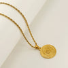 Necklace Titanium Steel Stainless Steel Constellation Electroplated 18K Gold Fashion Trend Unisex